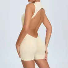 Women V Back Scrunch Sports Jumpsuit